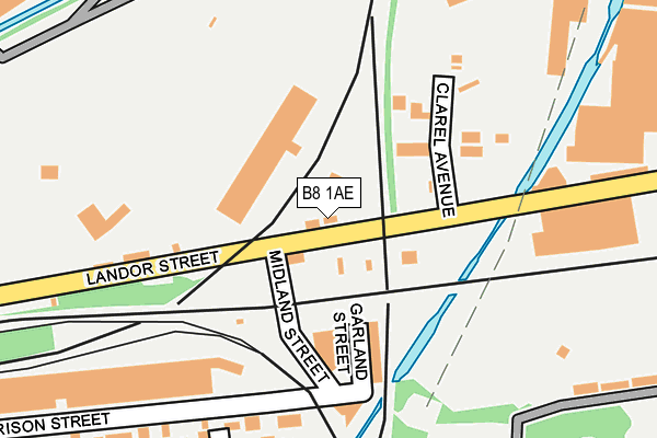 B8 1AE map - OS OpenMap – Local (Ordnance Survey) B8 1AE map - OS OpenMap – Local (Ordnance Survey)