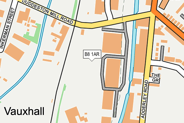 B8 1AR map - OS OpenMap – Local (Ordnance Survey) B8 1AR map - OS OpenMap – Local (Ordnance Survey)
