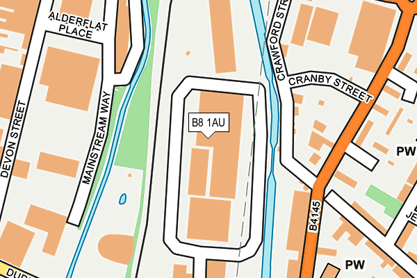 B8 1AU map - OS OpenMap – Local (Ordnance Survey) B8 1AU map - OS OpenMap – Local (Ordnance Survey)