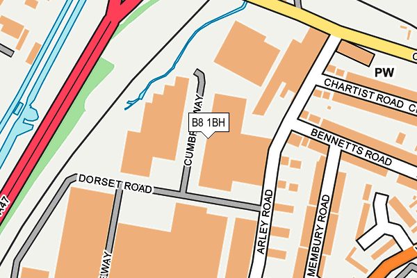 B8 1BH map - OS OpenMap – Local (Ordnance Survey) B8 1BH map - OS OpenMap – Local (Ordnance Survey)