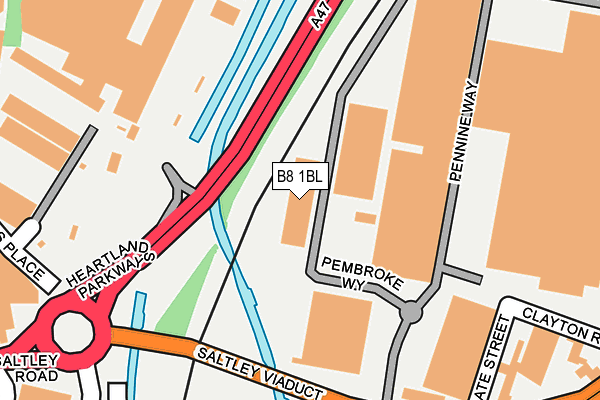 B8 1BL map - OS OpenMap – Local (Ordnance Survey) B8 1BL map - OS OpenMap – Local (Ordnance Survey)