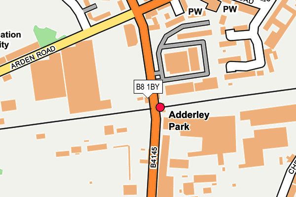 B8 1BY map - OS OpenMap – Local (Ordnance Survey) B8 1BY map - OS OpenMap – Local (Ordnance Survey)