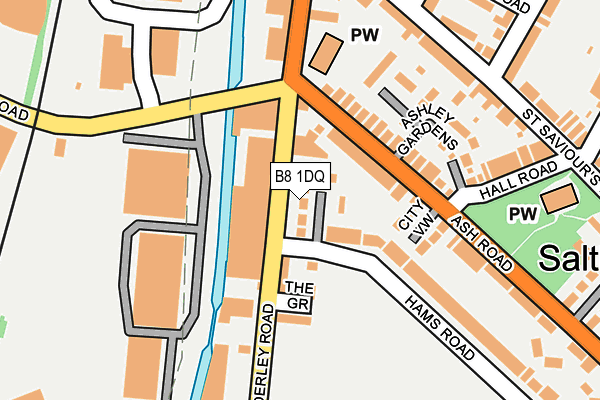 B8 1DQ map - OS OpenMap – Local (Ordnance Survey) B8 1DQ map - OS OpenMap – Local (Ordnance Survey)