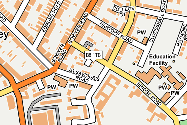 B8 1TB map - OS OpenMap – Local (Ordnance Survey) B8 1TB map - OS OpenMap – Local (Ordnance Survey)