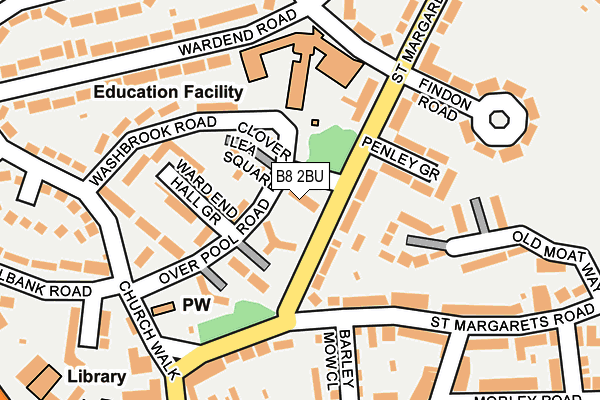 B8 2BU map - OS OpenMap – Local (Ordnance Survey) B8 2BU map - OS OpenMap – Local (Ordnance Survey)