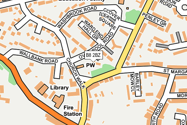 B8 2BZ map - OS OpenMap – Local (Ordnance Survey) B8 2BZ map - OS OpenMap – Local (Ordnance Survey)