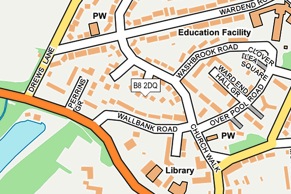 B8 2DQ map - OS OpenMap – Local (Ordnance Survey) B8 2DQ map - OS OpenMap – Local (Ordnance Survey)