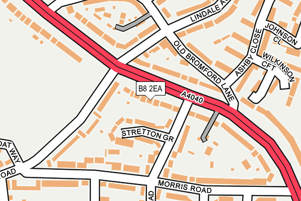 B8 2EA map - OS OpenMap – Local (Ordnance Survey) B8 2EA map - OS OpenMap – Local (Ordnance Survey)