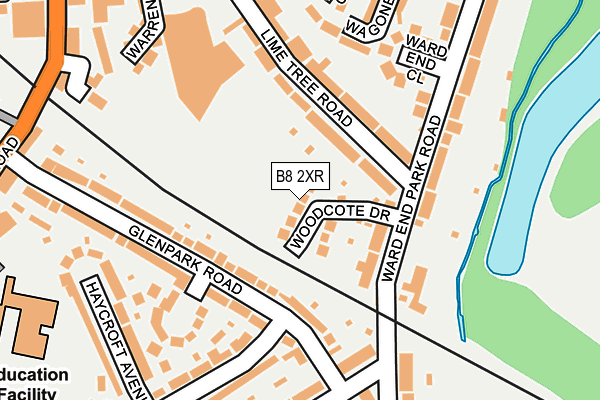 B8 2XR map - OS OpenMap – Local (Ordnance Survey) B8 2XR map - OS OpenMap – Local (Ordnance Survey)