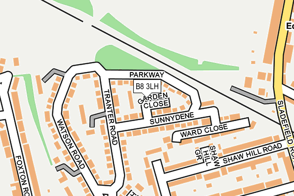 B8 3LH map - OS OpenMap – Local (Ordnance Survey) B8 3LH map - OS OpenMap – Local (Ordnance Survey)