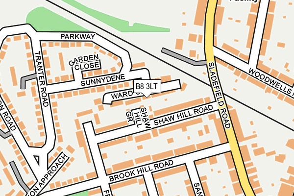 B8 3LT map - OS OpenMap – Local (Ordnance Survey) B8 3LT map - OS OpenMap – Local (Ordnance Survey)