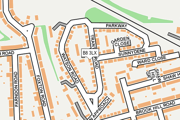 B8 3LX map - OS OpenMap – Local (Ordnance Survey) B8 3LX map - OS OpenMap – Local (Ordnance Survey)