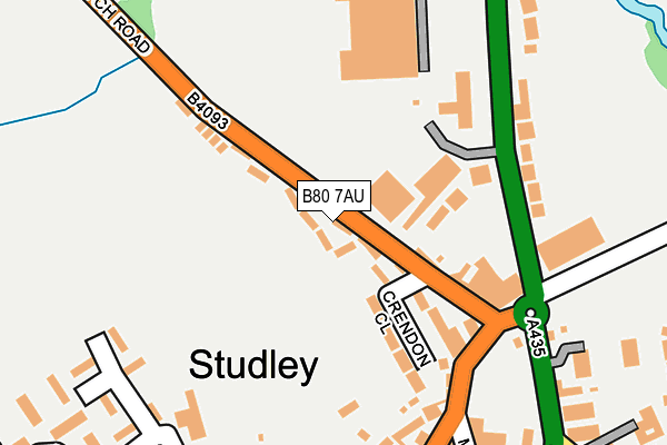 B80 7AU map - OS OpenMap – Local (Ordnance Survey) B80 7AU map - OS OpenMap – Local (Ordnance Survey)