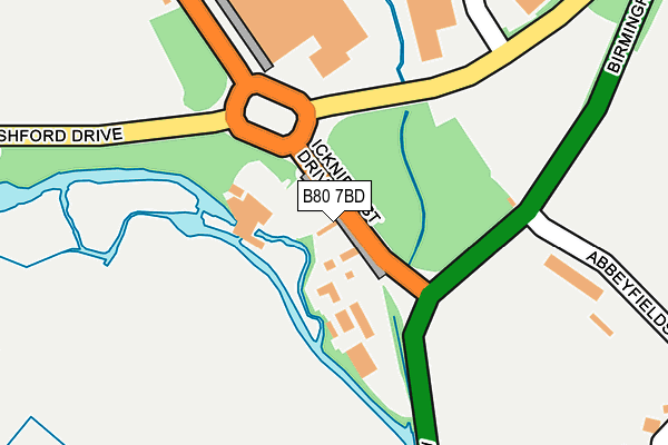 B80 7BD map - OS OpenMap – Local (Ordnance Survey) B80 7BD map - OS OpenMap – Local (Ordnance Survey)