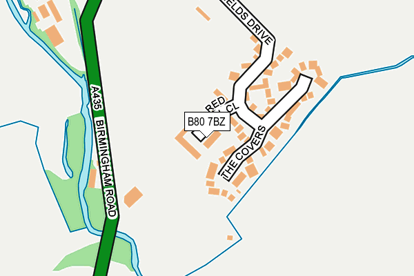 B80 7BZ map - OS OpenMap – Local (Ordnance Survey) B80 7BZ map - OS OpenMap – Local (Ordnance Survey)