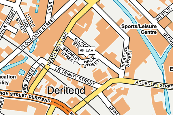 B9 4AH map - OS OpenMap – Local (Ordnance Survey) B9 4AH map - OS OpenMap – Local (Ordnance Survey)