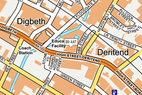 B9 4AT map - OS OpenMap – Local (Ordnance Survey) B9 4AT map - OS OpenMap – Local (Ordnance Survey)
