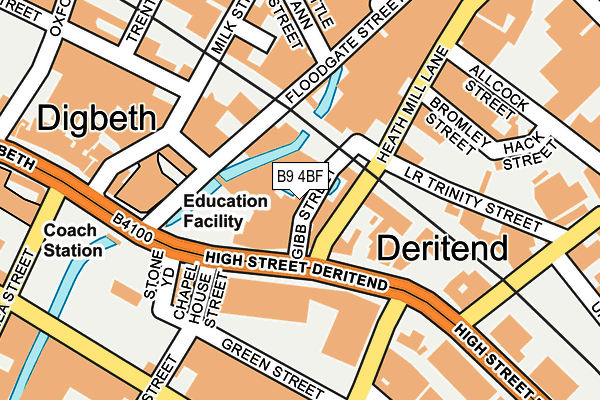 B9 4BF map - OS OpenMap – Local (Ordnance Survey) B9 4BF map - OS OpenMap – Local (Ordnance Survey)
