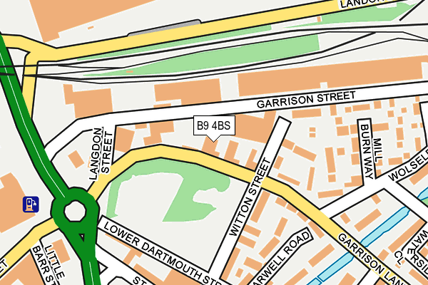 B9 4BS map - OS OpenMap – Local (Ordnance Survey) B9 4BS map - OS OpenMap – Local (Ordnance Survey)