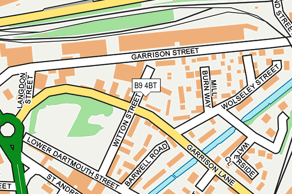 B9 4BT map - OS OpenMap – Local (Ordnance Survey) B9 4BT map - OS OpenMap – Local (Ordnance Survey)