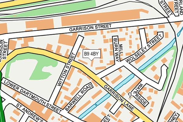 B9 4BY map - OS OpenMap – Local (Ordnance Survey) B9 4BY map - OS OpenMap – Local (Ordnance Survey)