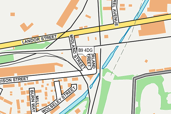 B9 4DG map - OS OpenMap – Local (Ordnance Survey) B9 4DG map - OS OpenMap – Local (Ordnance Survey)