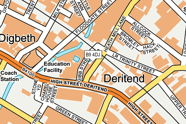 B9 4DJ map - OS OpenMap – Local (Ordnance Survey) B9 4DJ map - OS OpenMap – Local (Ordnance Survey)