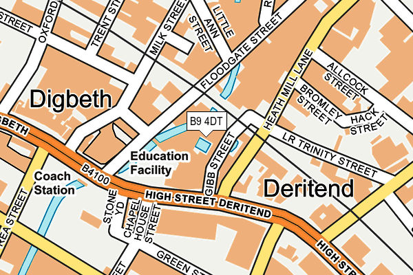 B9 4DT map - OS OpenMap – Local (Ordnance Survey) B9 4DT map - OS OpenMap – Local (Ordnance Survey)