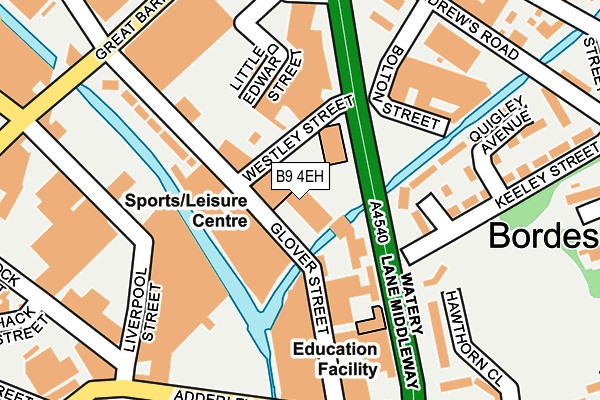 B9 4EH map - OS OpenMap – Local (Ordnance Survey) B9 4EH map - OS OpenMap – Local (Ordnance Survey)
