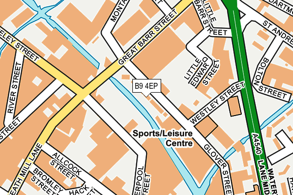 B9 4EP map - OS OpenMap – Local (Ordnance Survey) B9 4EP map - OS OpenMap – Local (Ordnance Survey)