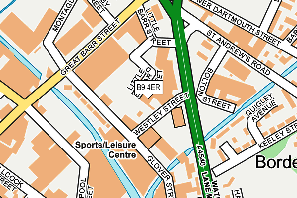 B9 4ER map - OS OpenMap – Local (Ordnance Survey) B9 4ER map - OS OpenMap – Local (Ordnance Survey)