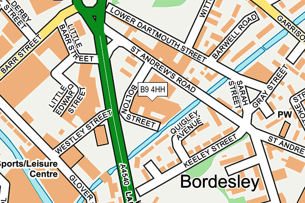 B9 4HH map - OS OpenMap – Local (Ordnance Survey) B9 4HH map - OS OpenMap – Local (Ordnance Survey)