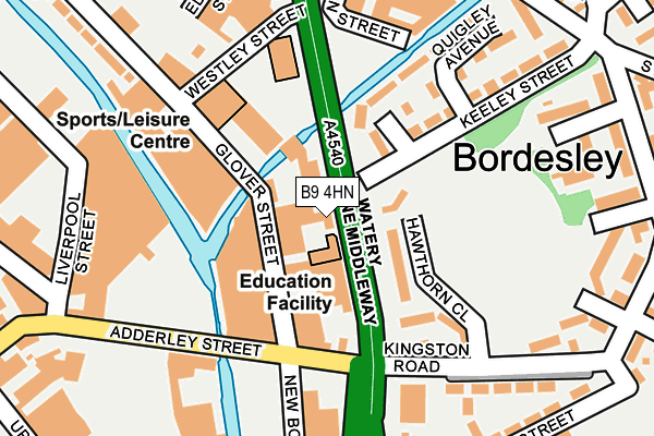B9 4HN map - OS OpenMap – Local (Ordnance Survey) B9 4HN map - OS OpenMap – Local (Ordnance Survey)