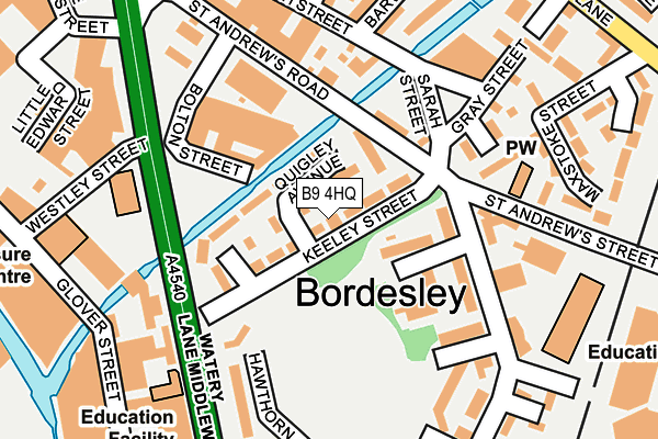 B9 4HQ map - OS OpenMap – Local (Ordnance Survey) B9 4HQ map - OS OpenMap – Local (Ordnance Survey)