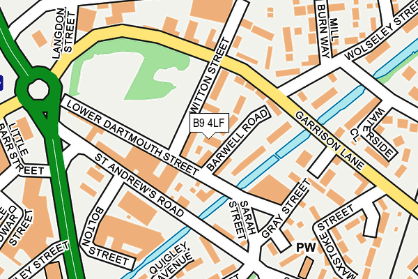 B9 4LF map - OS OpenMap – Local (Ordnance Survey) B9 4LF map - OS OpenMap – Local (Ordnance Survey)