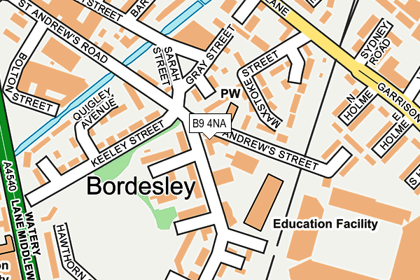 B9 4NA map - OS OpenMap – Local (Ordnance Survey) B9 4NA map - OS OpenMap – Local (Ordnance Survey)