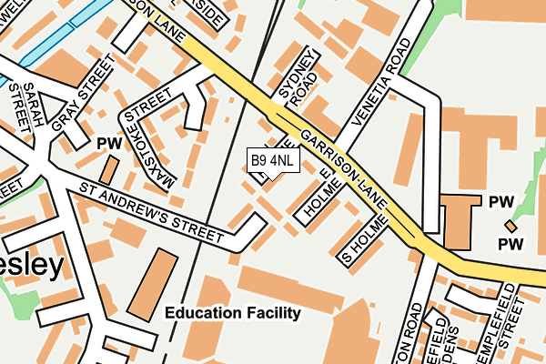 B9 4NL map - OS OpenMap – Local (Ordnance Survey) B9 4NL map - OS OpenMap – Local (Ordnance Survey)