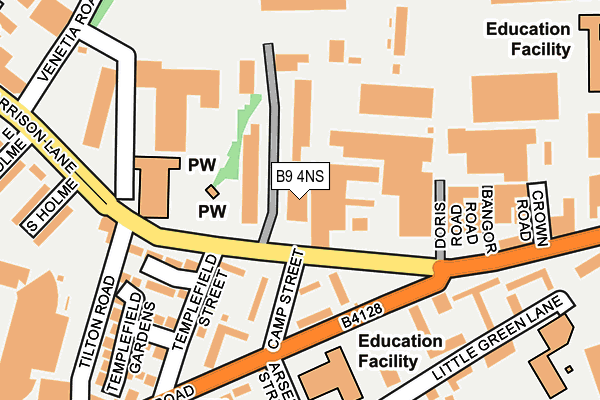 B9 4NS map - OS OpenMap – Local (Ordnance Survey) B9 4NS map - OS OpenMap – Local (Ordnance Survey)