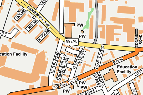 B9 4PA map - OS OpenMap – Local (Ordnance Survey) B9 4PA map - OS OpenMap – Local (Ordnance Survey)