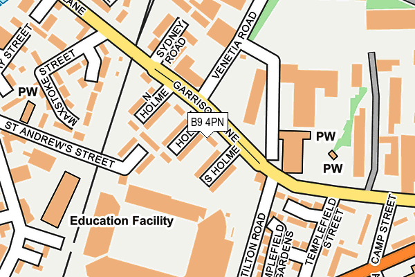 B9 4PN map - OS OpenMap – Local (Ordnance Survey) B9 4PN map - OS OpenMap – Local (Ordnance Survey)