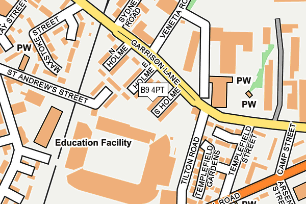 B9 4PT map - OS OpenMap – Local (Ordnance Survey) B9 4PT map - OS OpenMap – Local (Ordnance Survey)