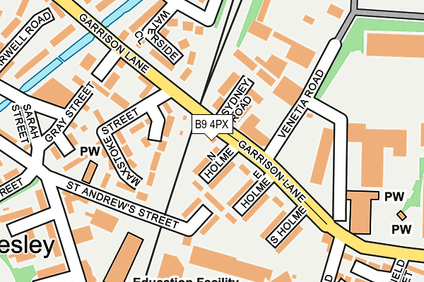 B9 4PX map - OS OpenMap – Local (Ordnance Survey) B9 4PX map - OS OpenMap – Local (Ordnance Survey)