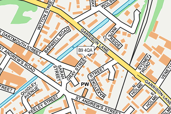 B9 4QA map - OS OpenMap – Local (Ordnance Survey) B9 4QA map - OS OpenMap – Local (Ordnance Survey)