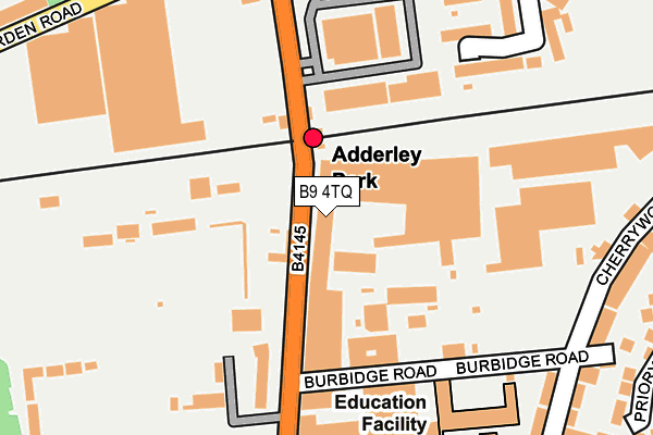 B9 4TQ map - OS OpenMap – Local (Ordnance Survey) B9 4TQ map - OS OpenMap – Local (Ordnance Survey)