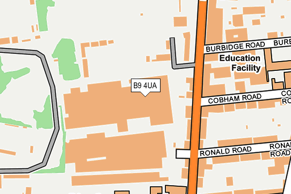 B9 4UA map - OS OpenMap – Local (Ordnance Survey) B9 4UA map - OS OpenMap – Local (Ordnance Survey)