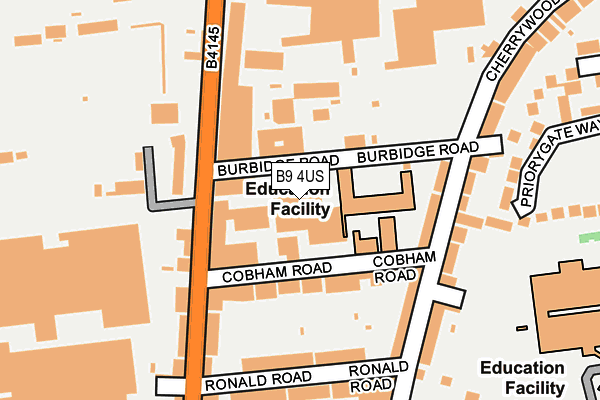 B9 4US map - OS OpenMap – Local (Ordnance Survey) B9 4US map - OS OpenMap – Local (Ordnance Survey)