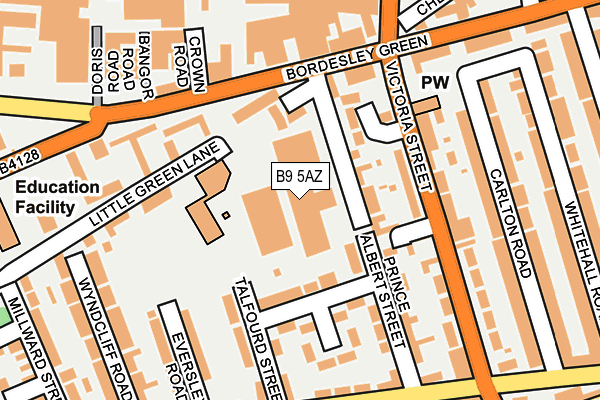 B9 5AZ map - OS OpenMap – Local (Ordnance Survey) B9 5AZ map - OS OpenMap – Local (Ordnance Survey)