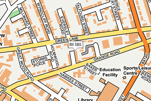 B9 5BS map - OS OpenMap – Local (Ordnance Survey) B9 5BS map - OS OpenMap – Local (Ordnance Survey)