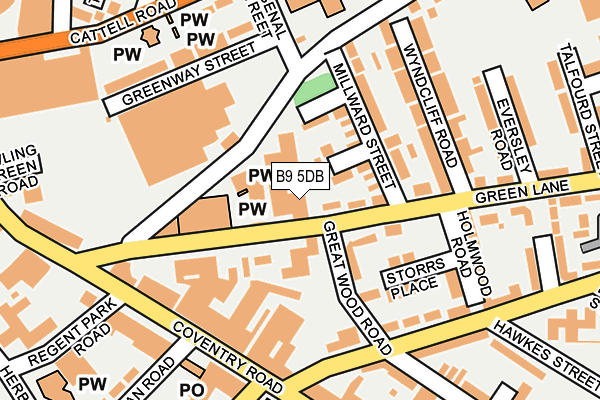 B9 5DB map - OS OpenMap – Local (Ordnance Survey) B9 5DB map - OS OpenMap – Local (Ordnance Survey)