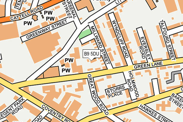 B9 5DU map - OS OpenMap – Local (Ordnance Survey) B9 5DU map - OS OpenMap – Local (Ordnance Survey)